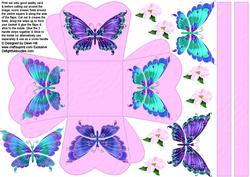 Treat Basket - Butterflies & Apple Blossom