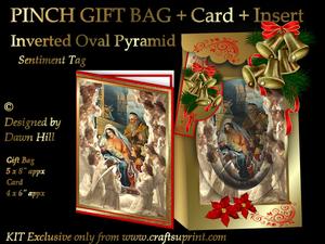 Pinch Gift Bag + Card - Sing Choirs of Angels