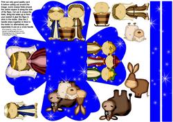 Christmas Treat Basket - Nativity