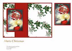 Jolly Santa - Quick Card Topper