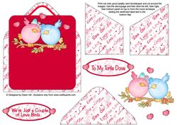 Mock Envelope Topper - Turtle Dove