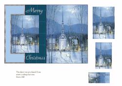 Christmas Celebrations Fold Back Card