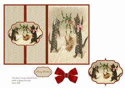Christmas Kittens at Play