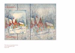 Walk in the Snow - Fold Back Card