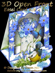 3D Open Front Easel Kit - Spring is Here