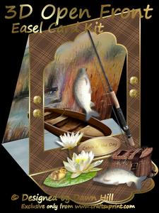 3D Open Front Easel Kit - Catch of the Day