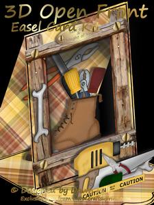 3D Open Front Easel Kit - Saw This
