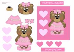 So Loveable - Ballerina Bear