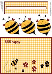 Bee Happy Penny Slider