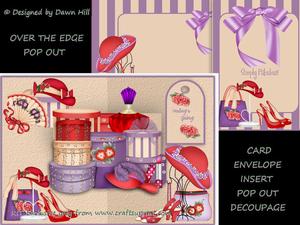 Over the Edge Pop Out - Handbag & Gladrags