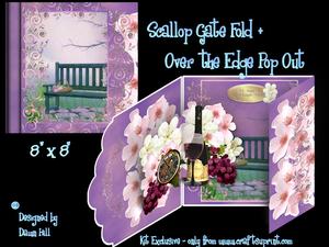 Scallop Gate Fold Pop Out - Stop
