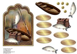 Scallop Arch Topper - Catch of the Day