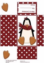 Priscilla Penguin - Gift or Money Envelope