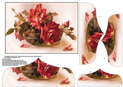 Tulip Stacker - Vintage Rose Bowl