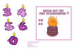 Oh No - Female Birthday Age