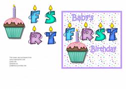 Baby's First Birthday