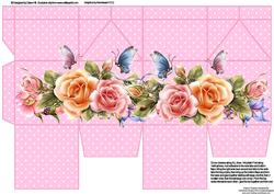 Milk Carton Gift Boxes - Garland of Roses