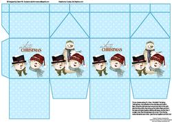 Milk Carton Gift Box - Let It Snow