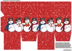 Milk Carton Gift Box - Snowtime