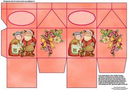 Milk Carton Gift Box - Mr & Mrs Christmas
