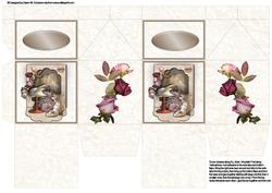 Milk Carton Gift Boxes - Roses & Lace