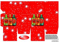 Milk Carton Gift Boxes - Christmas Cheer