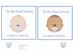 To the Proud Parents - Baby Boy