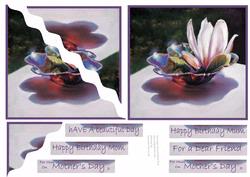 Have a Beautiful Day - Wavy Corner Stacker