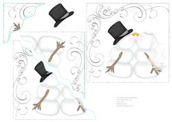 Mr & Mrs Snowman - Winter Wedding