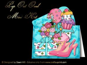 Pop Out Oval Mini Kit - a Perfect Day