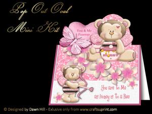 Pop Out Oval Mini Kit - Honey is to Bee