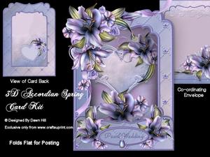 3D Accordian Spring - Lily My Love