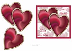 Two Hearts Beat as One - Card Front