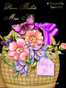 Flower Basket Mini Kit - Multi Flowers