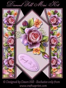 Diamond Fold Mini Kit - English Splendour
