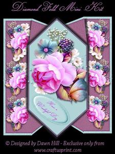 Diamond Fold Mini Kit - Bloomin Lovely