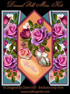 Diamond Fold Mini Kit - Pink Profusion
