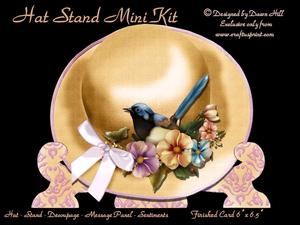 Hat Stand Mini Kit - Blue Bird