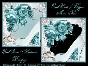Wedding Card Mini Kit - Something Blue