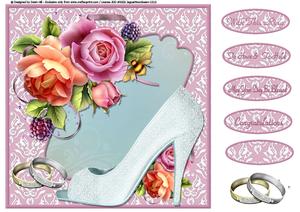 Wedding Card Mini Kit - Pink