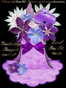 Everlasting Bouquet Easel - Clematis