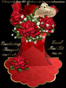 Everlasting Bouquet Easel - Everlasting Love