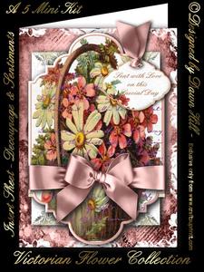 Victorian Flower Collection - Basket Full of Daisies
