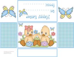 Happy Easter Chicks - Gift/money Wallet