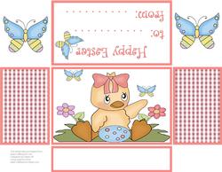 Easter Chick Gift/money Envelope