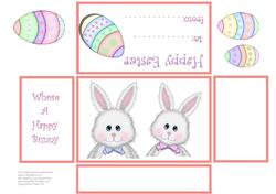 Whose a Happy Bunny - Gift/money