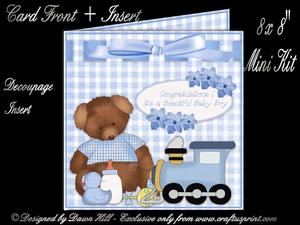 New Baby Teddy Boy Mini Kit
