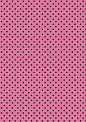 Pink Black Polka Dot