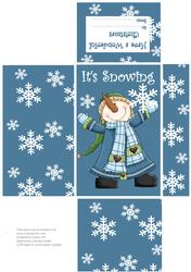 It's Snowing - Gift/money Pouch