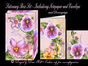 Stationary Box Set - Summer Pansy